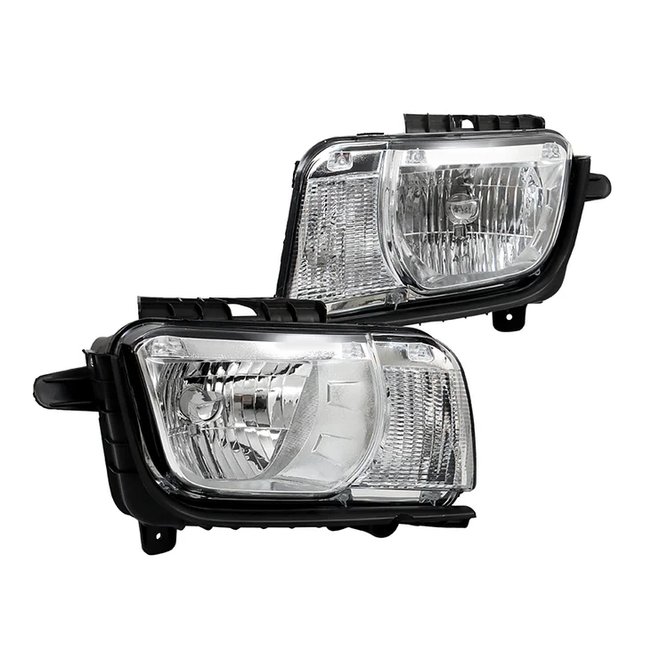 SEBLAFF 1 Pair Headlights for 2010 2011 2012 2013 Camaro Halogen Headlamp Assembly Driver and Passenger Side RH&LH