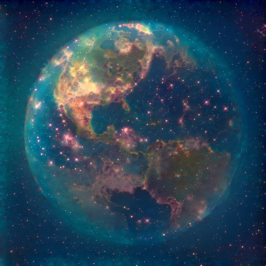 Jeffpuzzle™-JEFFPUZZLE™ Stars earth Jigsaw Puzzle