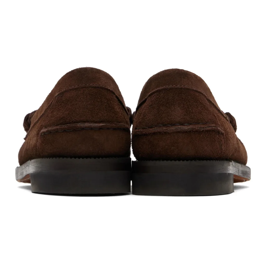 Merumote Gentleman's Oxford Loafers Shoes Man's Suede Shoes Party Wedding Banquet Shoes-MERUMOTE