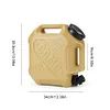 12L Camping Water Jug with Spigot Large Capacity Water Tank for Car Camping
