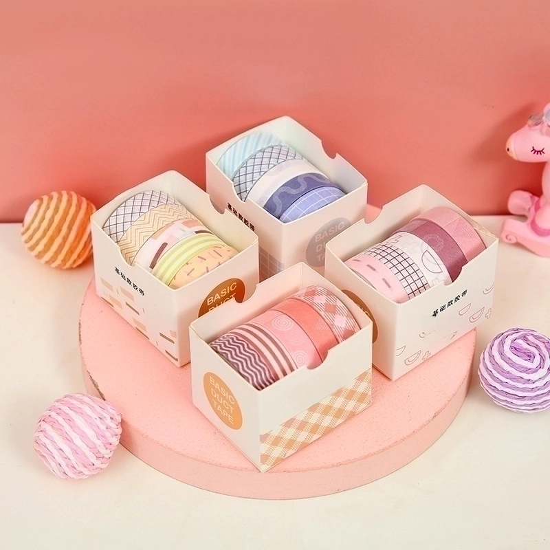12 Models Journal Decoration Adhesive Paper Tape Gift Set