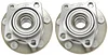 TRQ Rear Wheel Hub Bearings Assembly Set Compatible with 2007-2010 Ford Edge Lincoln MKX