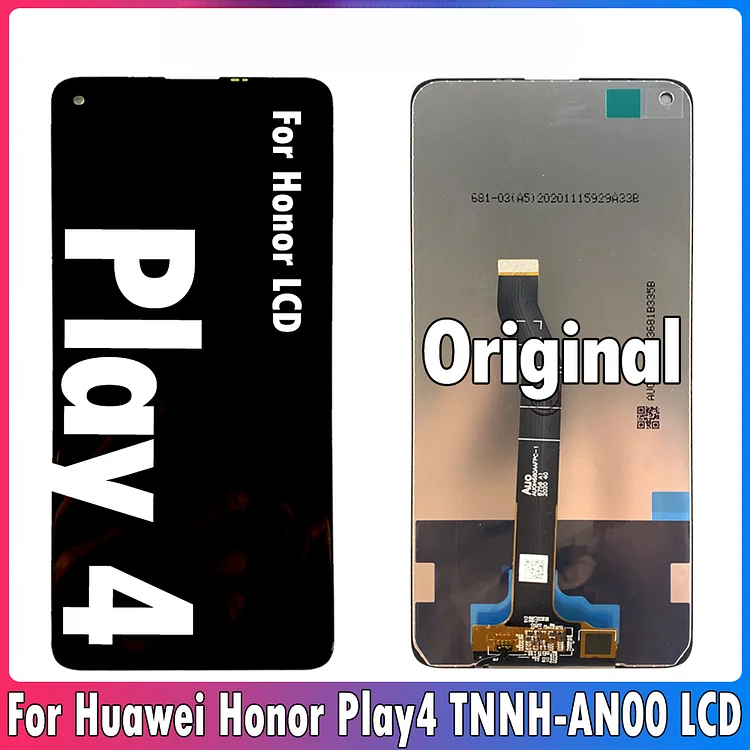 6.81'' Original For Huawei Honor Play4 LCD Display Touch Screen Digitizer Assembly For Huawei Honor Play 4 TNNH-AN00 LCD