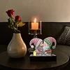 Diamond Painting Kissing Gnome Candle Holder for Aromatherapy Art Crafts