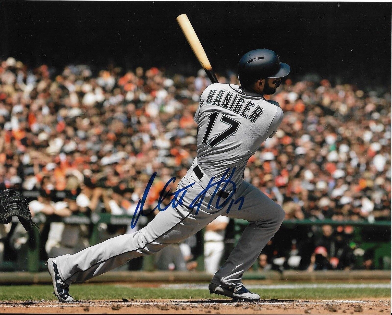 MITCH HANIGER signed autographed SEATTLE MARINERS 8x10 Photo Poster painting w/ COA