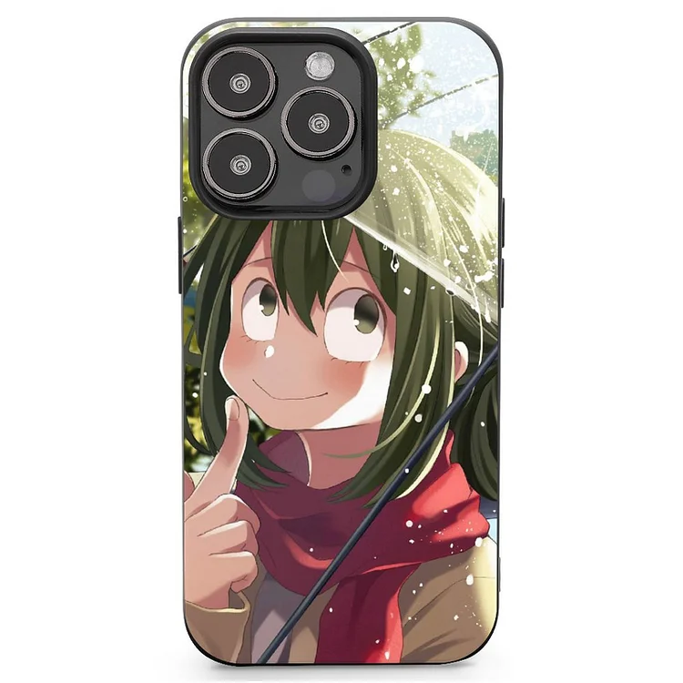 Tsuyu Asui Anime My Hero Academia Phone Case(20) Mobile Phone Shell IPhone 13 and iPhone14 Pro Max and IPhone 15 Plus Case - Heather Prints Shirts