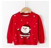 Kid Baby Boy Girl Christmas Claus Bottomed Sweater