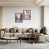 【2 pi&egrave;ces/paquet】-Peinture &agrave; l&rsquo;huile belle rue-plein rond diamant peinture-30 * 40cm
