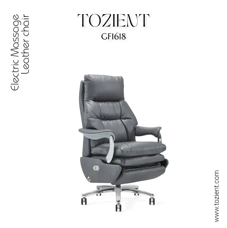 TOZIENT GF1618 /Cauchy/ Lounge Chair, Cowhide, Massage