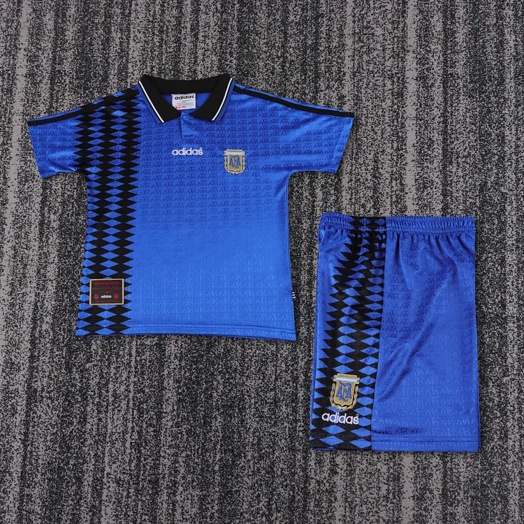 1994 Argentina Away Retro Shirt - Kids Sizes