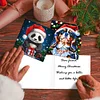 12pcs Christmas Diamond Painting Greeting Cards Diamond Art Christmas Cards Kit