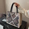 Stylish Geometric Women's Shoulder Tote Bag