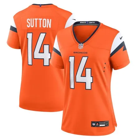Women's Denver Broncos Courtland Sutton  Orange Mile High Collection Game Jersey