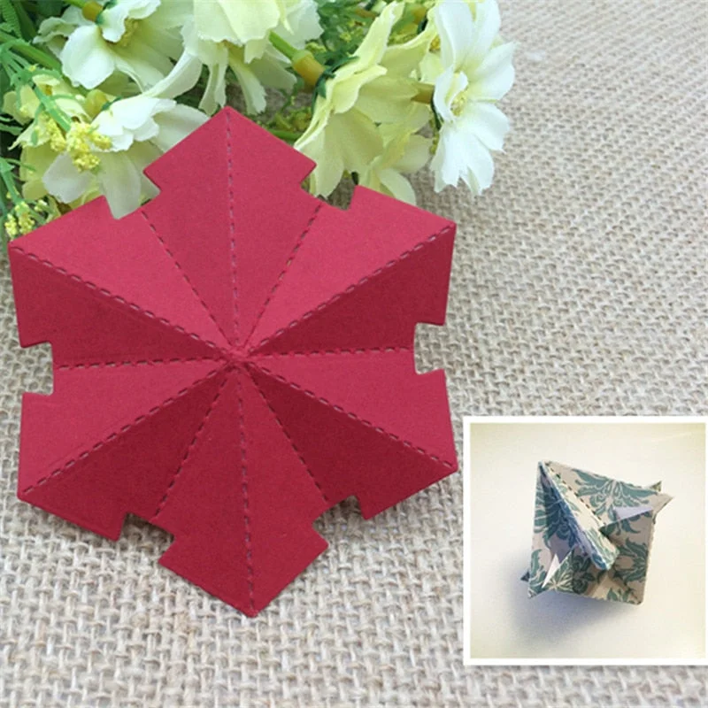 Metal dies craft Wind chimes Geometry Metal Cutting Dies Stencil Scrapbooking Photo Album Card Paper Embossing Craft DIY