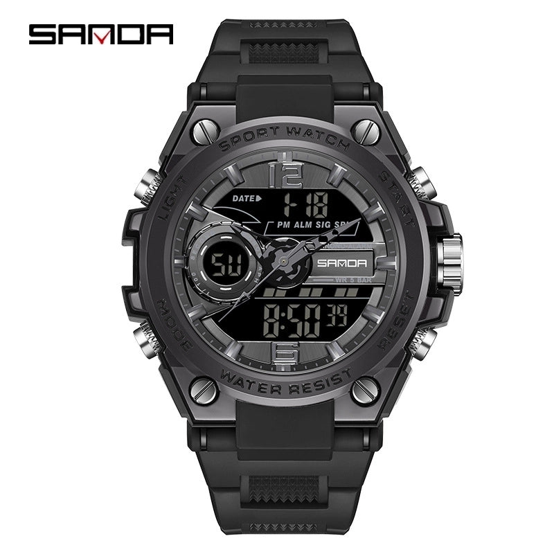 Modern Style Solid Color Electronic Men’s Watches