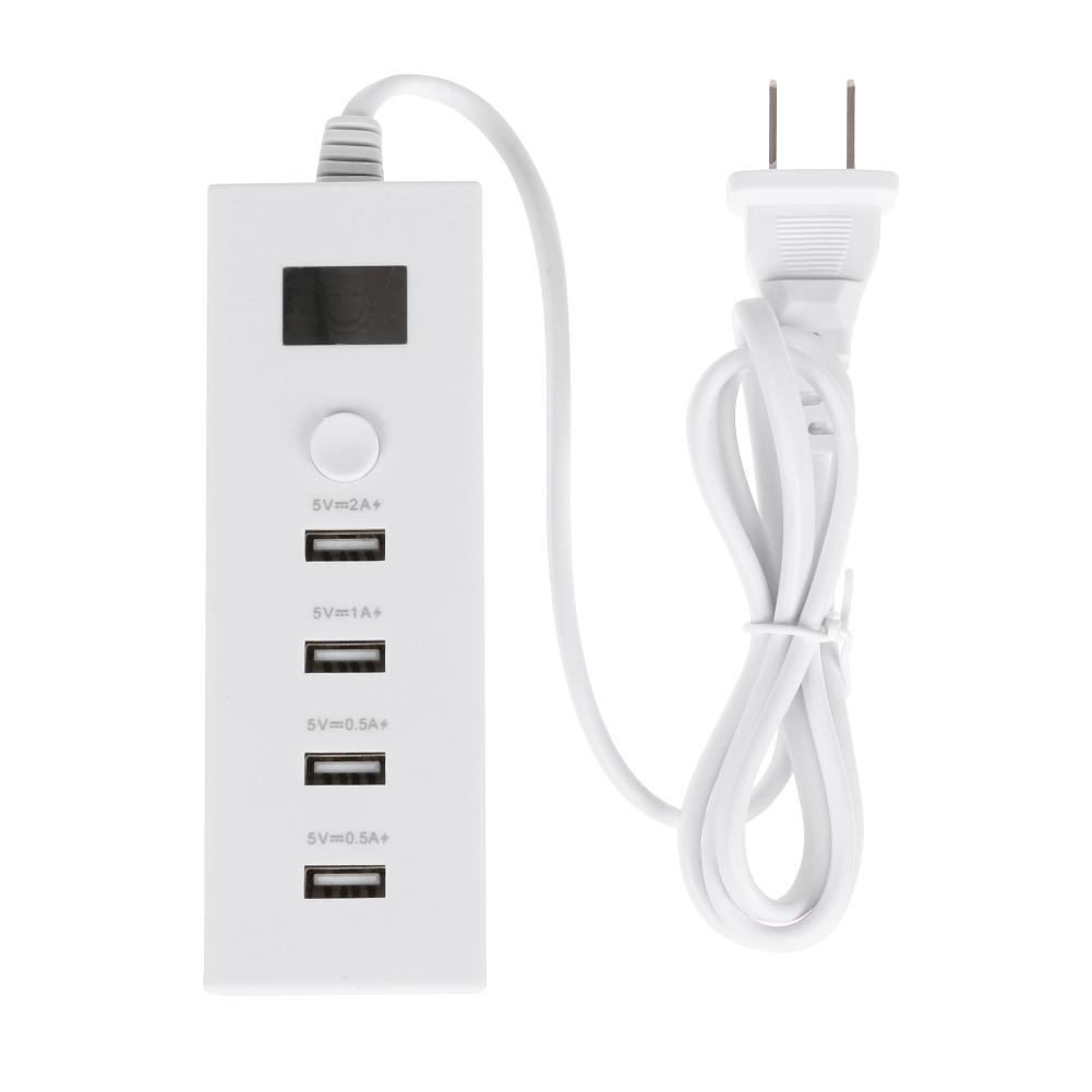 

5V 2A Portable US Plug Home Travel Quick Charging 4 USB Port Charger Hub, 501 Original