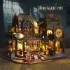 Hand-assembled magic city model ornaments DIY miniature house