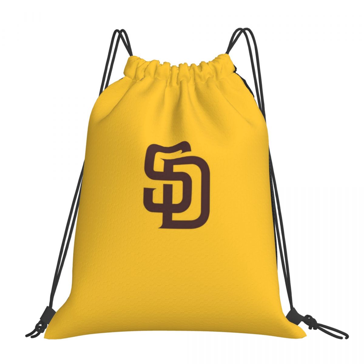 San Diego Padres Simple Logo Drawstring Bags for School Gym