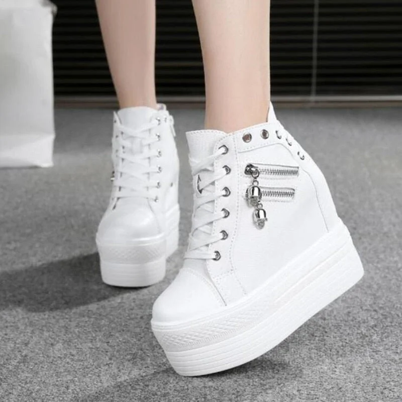 NEW Brand Hidden Heels Platform Sneakers Women Breathable Air Wedge Sock Shoes Woman Casual Ladies Boots Zapatos Mujer 2022 W05