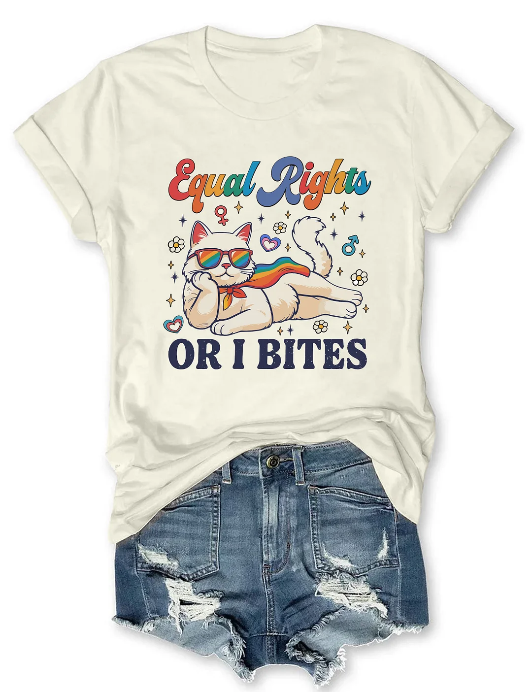 Equal Rights Or I Bites T-shirt