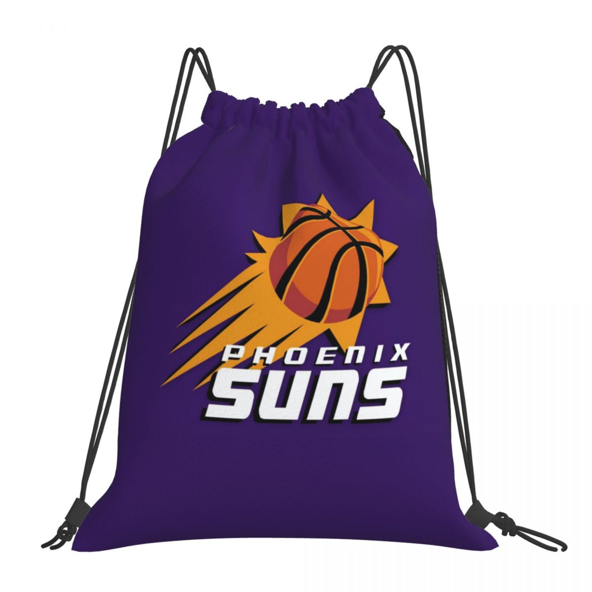 Phoenix Suns Purple Unisex Drawstring Backpack Bag Travel Sackpack