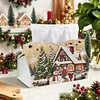 Forest Hut DIY Pearl Diamond Painting PU Cover Tissue Holder Kit Pearl Art Painting Decoration for Home & Gifts