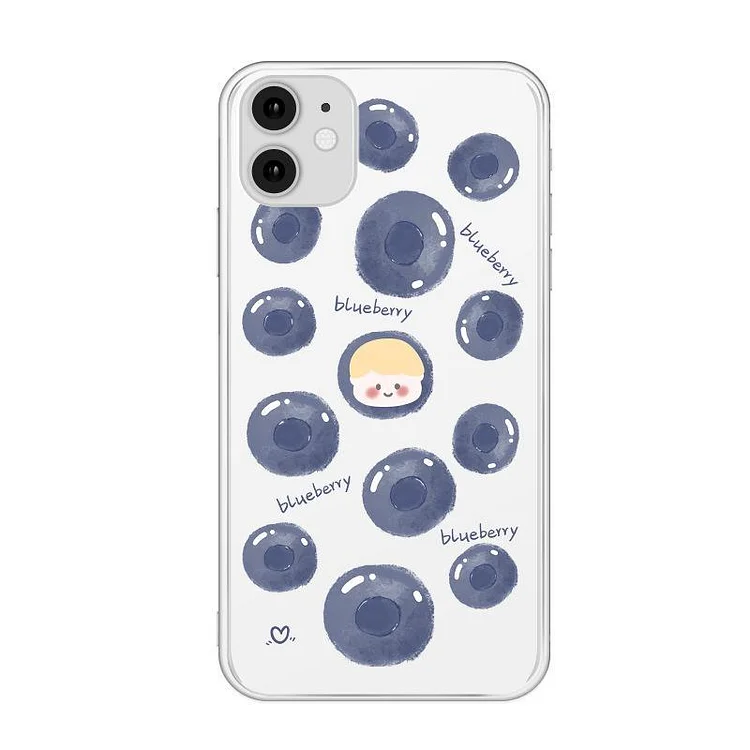 Blueberry Baby Case For iPhone