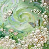 uk.everydayedeals DIY Pearl Painting With Frame - Handmade Self-Adhesive Pearls - Butterfly Vortex(30*30cm)