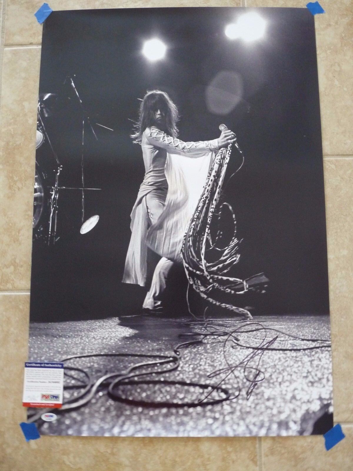 Steven Tyler Aerosmith Signed Autographed HUGE 20x30 Photo Poster painting PSA Certified #2