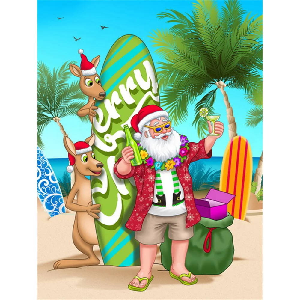 Diamond Painting - Full Round/Square Drill - Beach Happy Hour(30*40 - 50*60cm)