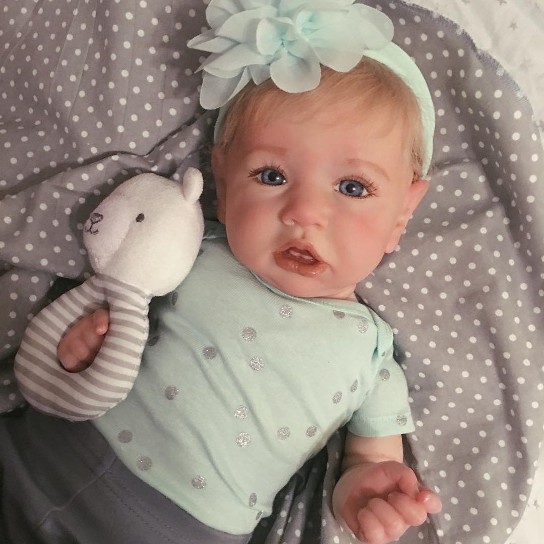 [Realistic Handmade Gifts]20'' Sweet Emma Handmade Reborn Baby Doll Girl with Heartbeat and Sound -Creativegiftss® - [product_tag] RSAJ-Creativegiftss®