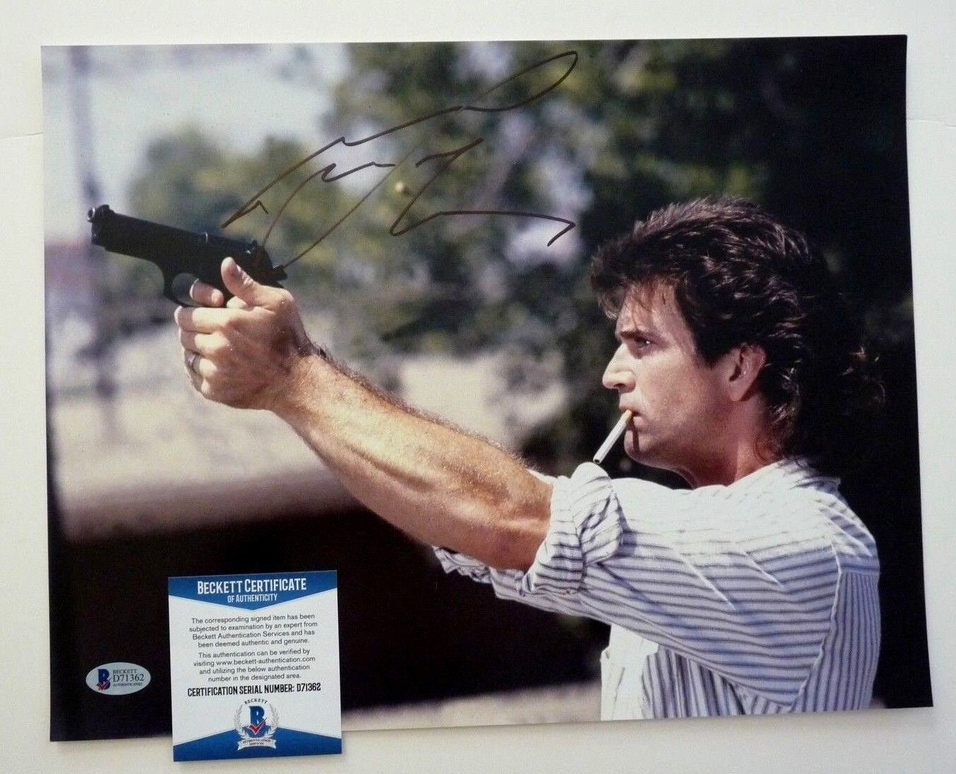 Mel Gibson Autographed Signed 11x14 Leathal Weapon Photo Poster painting Beckett Certified F9