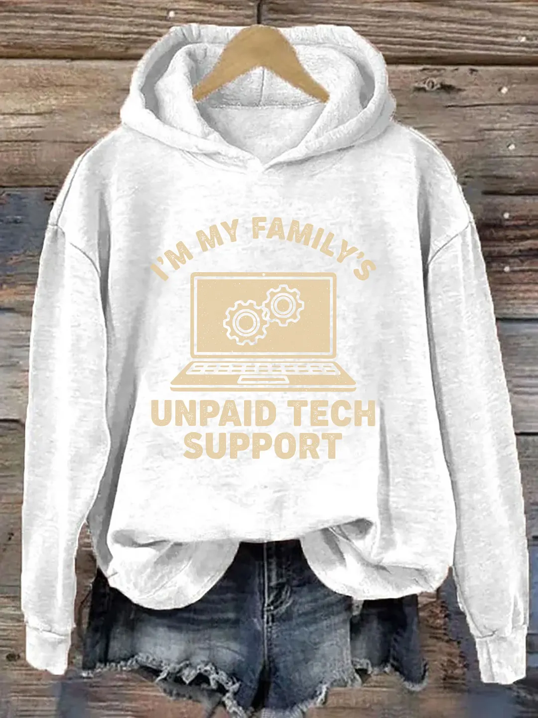 I'm My Family's Unpaid Tech Support Hoodie