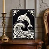Diamond Painting-DIY Special Shaped Drill Pearl Painting Dolphin(30x40cm)