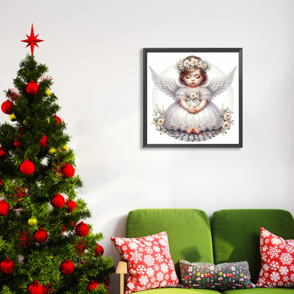 Full Round Diamond Painting 40*40cm - Angel Child