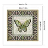 Butterfly Geometric Figure-14CT Stamped Cross Stitch 36*36cm/14.17*14.17in tapestrymarket