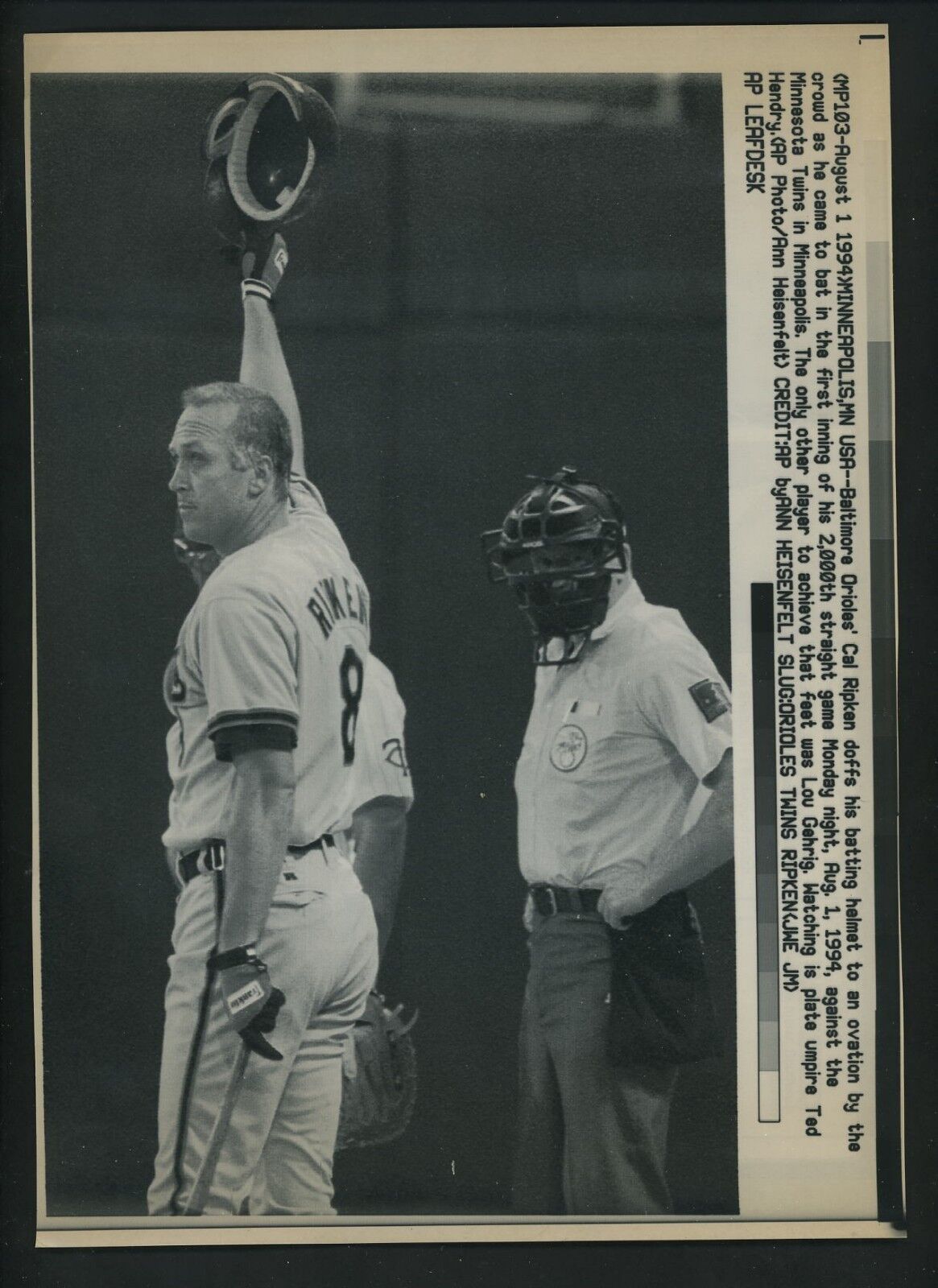 Cal Ripken Jr. LOT OF 18 Press Photo Poster paintings Baltimore Orioles