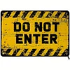 Funny Do Not Enter - Vintage Metal Signs(12*16Inch) - Warning