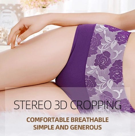 Cotton High Waist Abdominal Slimming Antibacterial Underwear