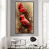 (40*70cm)Cardinal - Round Partial AB Drill Diamond Painting