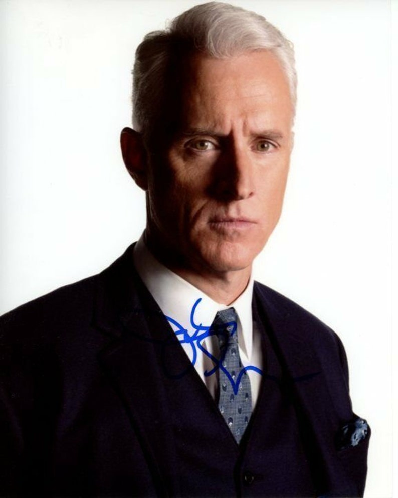 John slattery signed autographed mad men roger sterling Photo Poster painting