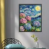 Van Gogh - Hydrangea-11CT Stamped Cross Stitch 40*50cm/15.75*19.69in