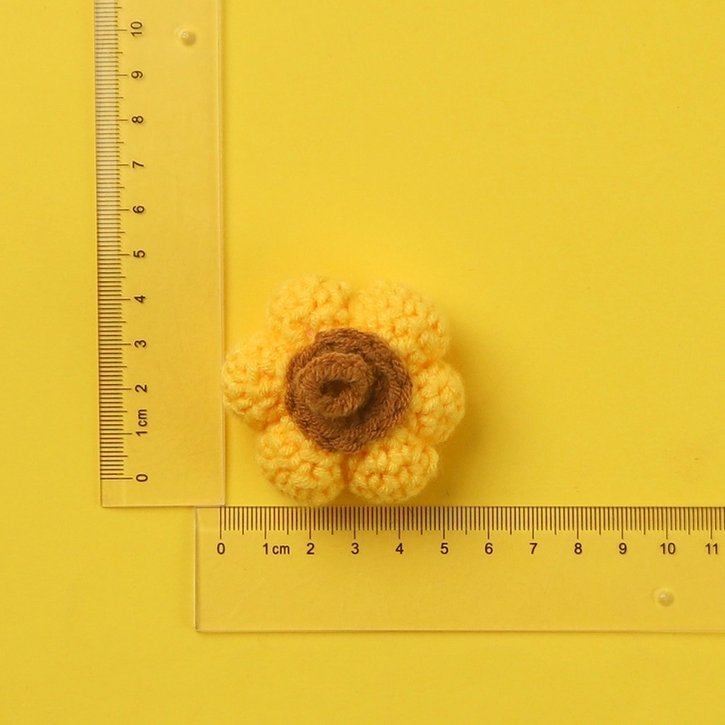 2 Pieces Cute Sunflower Santa Claus Yarn Women’s Bag Pendant Keychain