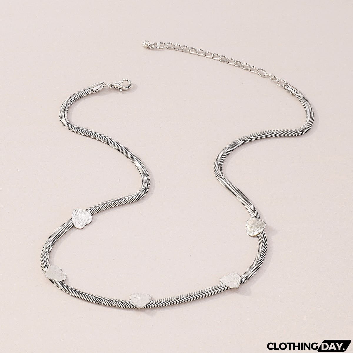 Love Simple Metal Necklace