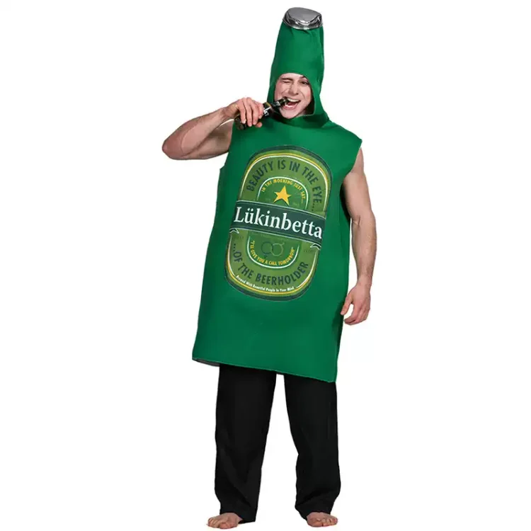 Unisex Adult Sponge Beer Curve Cup Team Costume Halloween Oktoberfest Cosplay Costume