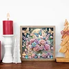 Flowers Butterfly - Diamond Painting - Partial Special Shaped Drill(Canvas|30*30cm)