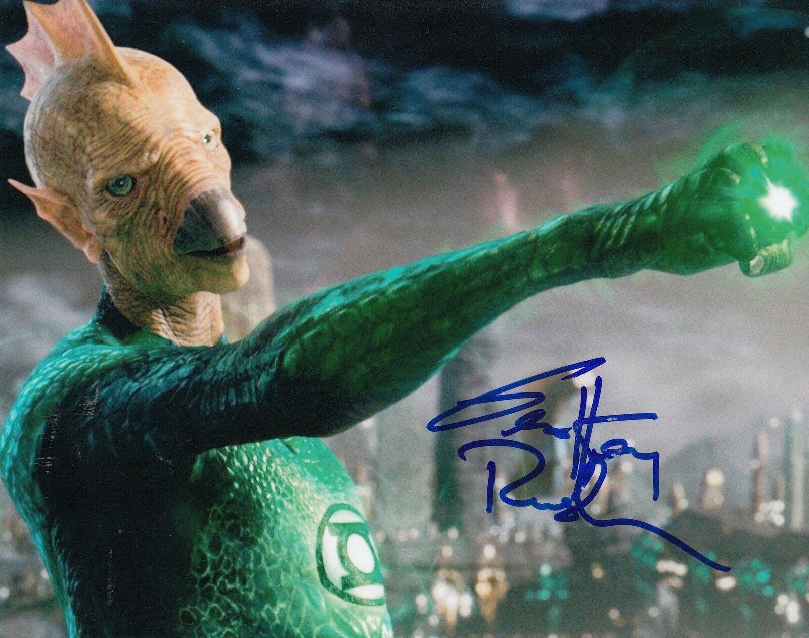 GEOFFREY RUSH signed (GREEN LANTERN) Movie 8X10 autographed Photo Poster painting W/COA Tomar-Re