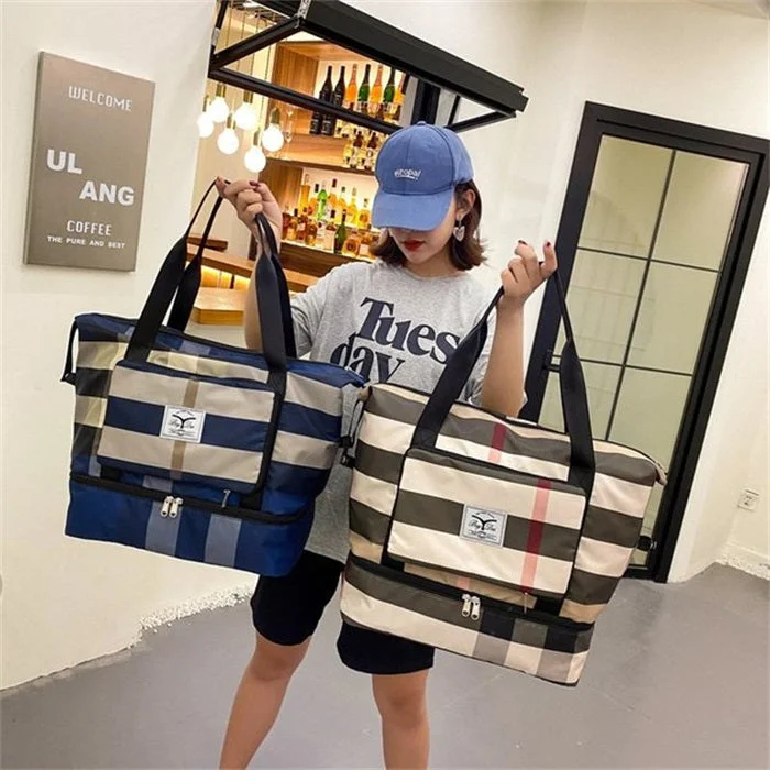 (Summer Hot Sale🔥🔥)New Foldable Dry/Wet Separation Travel Bag