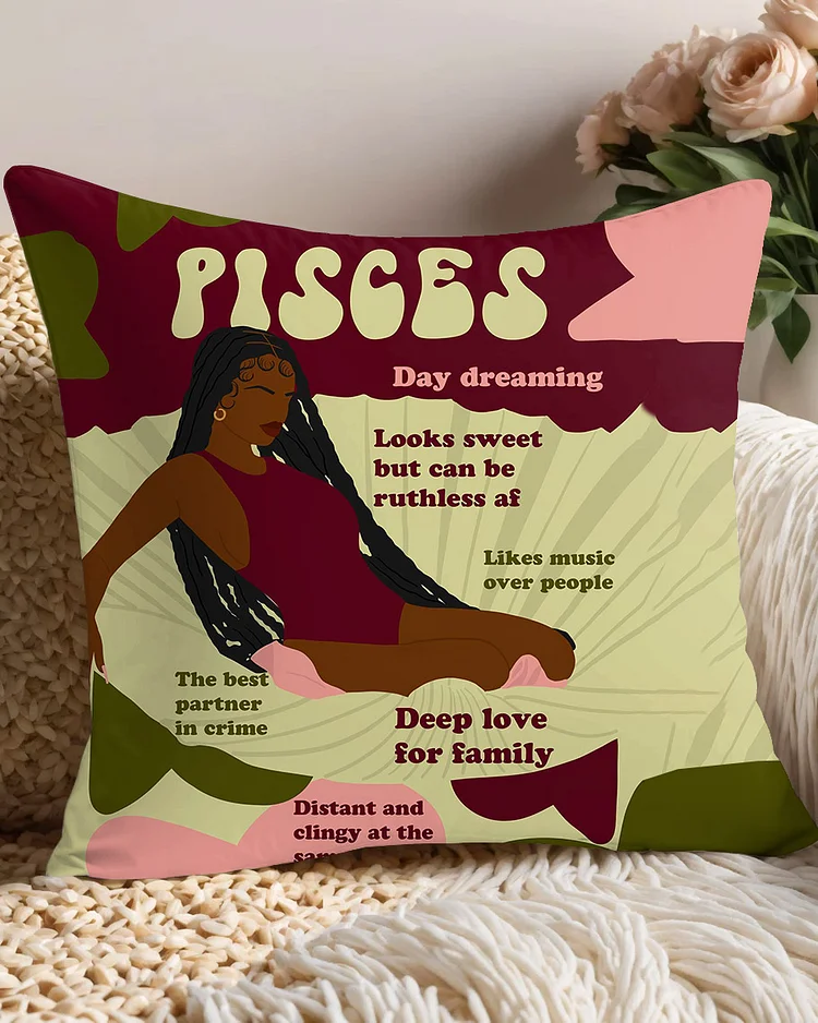 Pisces Girly Season Pillowcase
