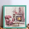 Comfortable Morning-14CT Stamped Cross Stitch Egyptian Cotton 40*40cm/15.75*15.75in tapestrymarket